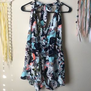 Open back romper!